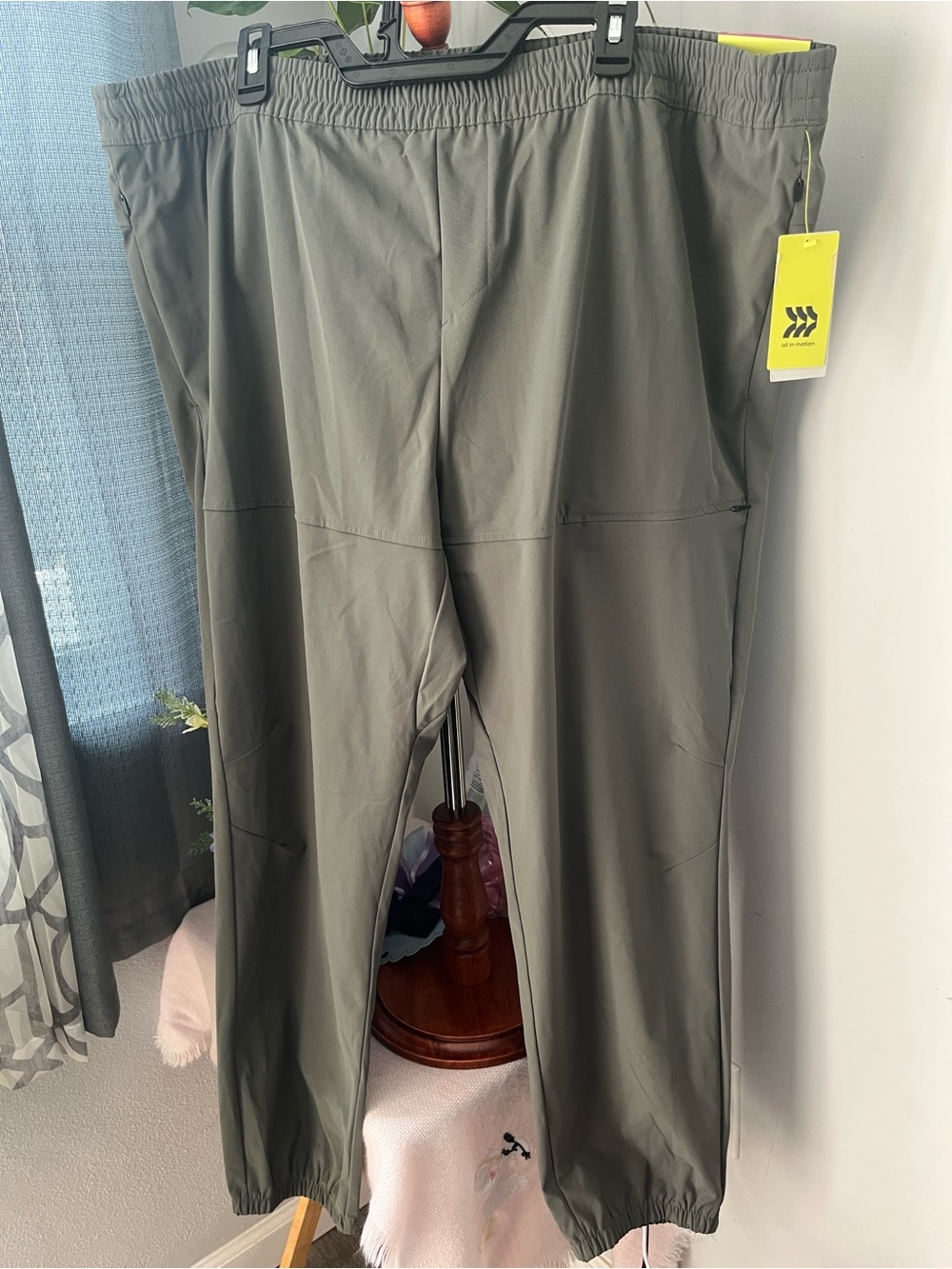 Mid Grey Lightweight Utility Jogger Pants